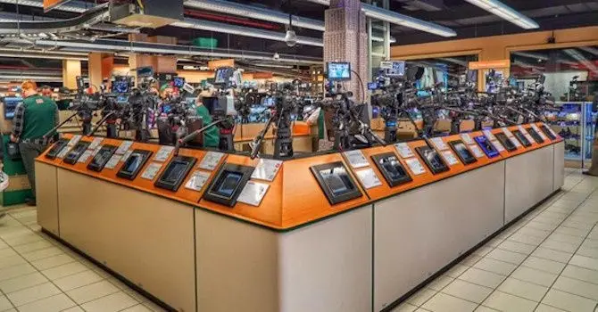 NBA store in New York City, USA Stock Photo