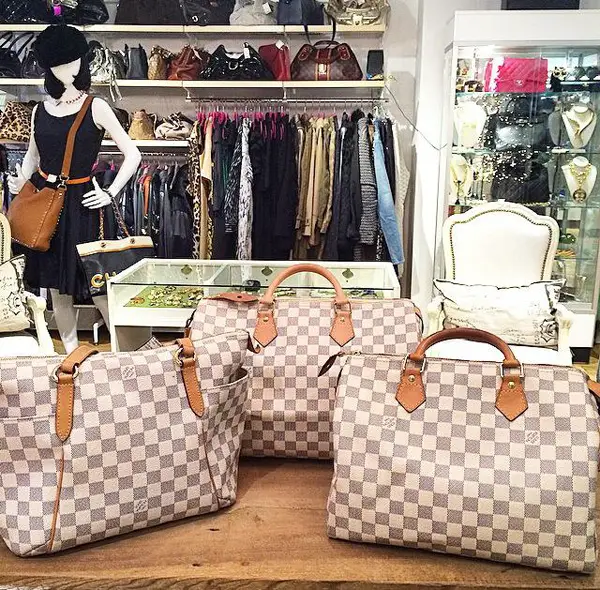 Three vintage designer purses on sale at A Second Chance Designer Resale.