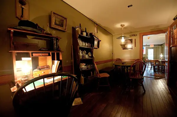 An interior view of the Lower East Side Tenement Museum.