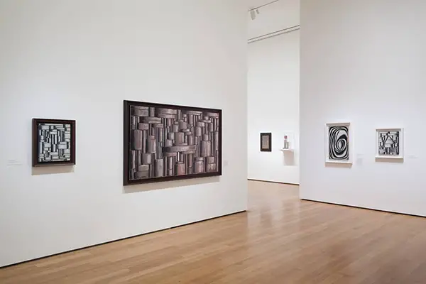 An interior view of the Museum of Modern Art.