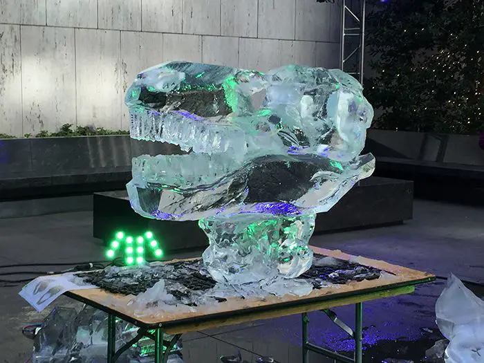 T-Rex Ice Sculpture