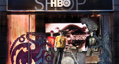 The HBO Shop Features Game of Thrones Exhibit