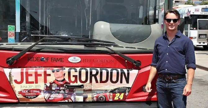 NASCAR’s Jeff Gordon Takes the Ride of Fame