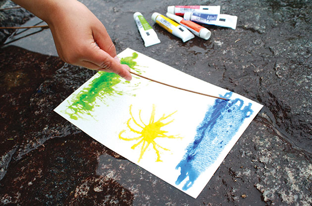 DIY: Watercolor Craft for Rainy Day Fun