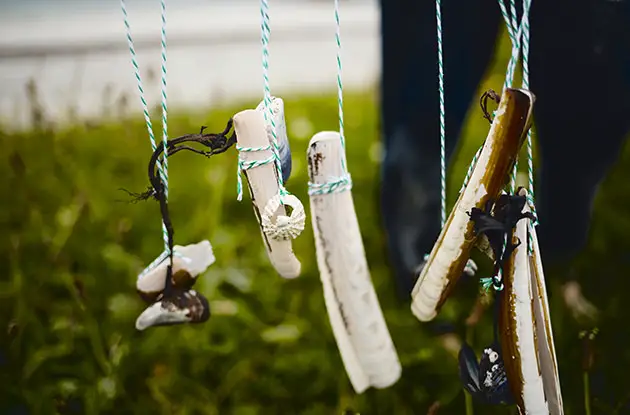 mollusk wind chime