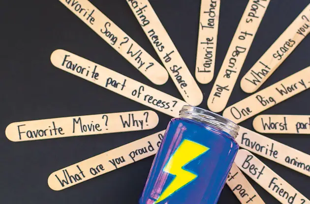 dinner table conversation jar