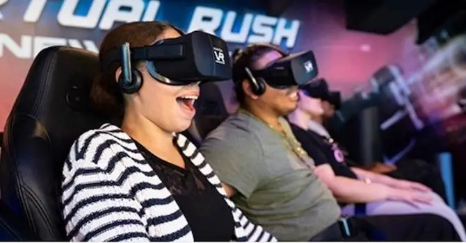 VR Experience 'Virtual Rush: New York' Comes to Empire Outlets on Staten Island