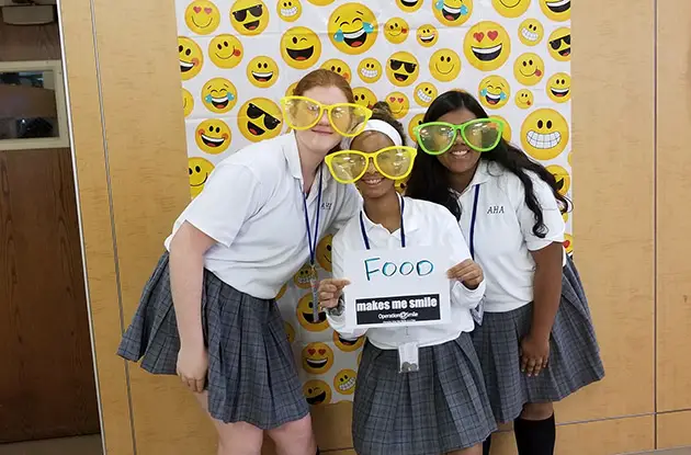 Academy of Holy Angels Students Raise Money for Crucial Medical Care of World Smile Day