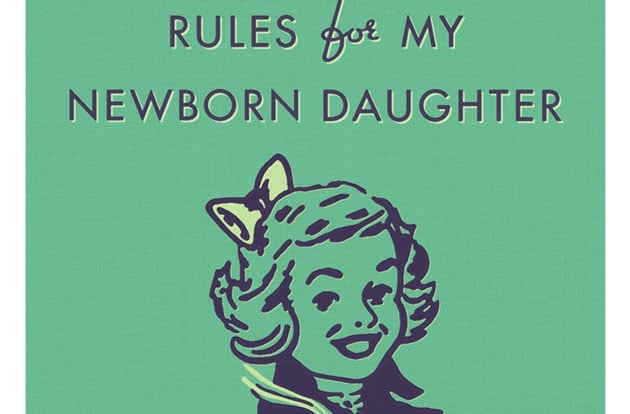 book cover rules for my newborn daughter