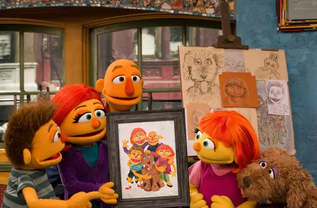 Sesame Street Unveils Julia’s Family in Honor of Autism Awareness Month