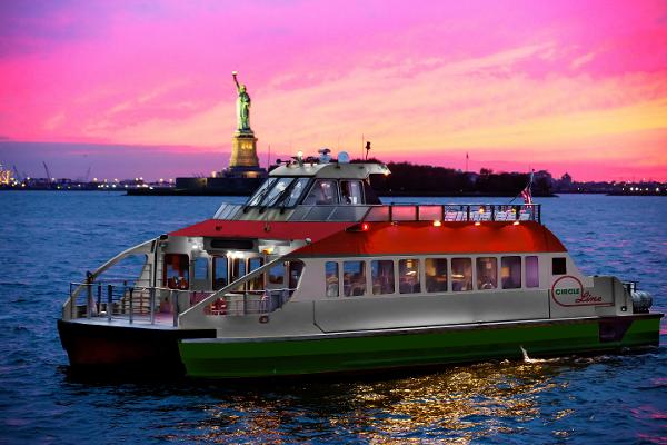 Circle Line’s Statue at Sunset Cruise at Pier 16