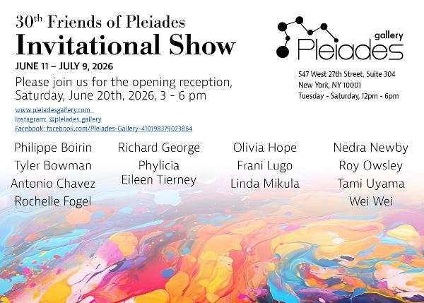 Pleaides 30th Invitational Show at Pleiades Gallery
