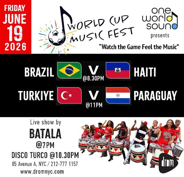 World Cup Music Fest Day 8 at DROM NYC