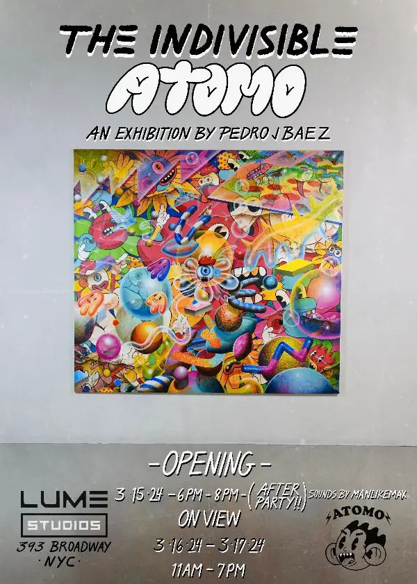 The Indivisible Atomo Art Exhibition by Pedro Baez at LUME Studios