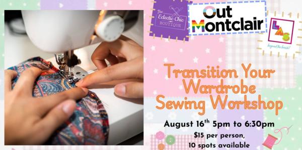 Transition Your Wardrobe Sewing Workshop at Lovlee Art Studios