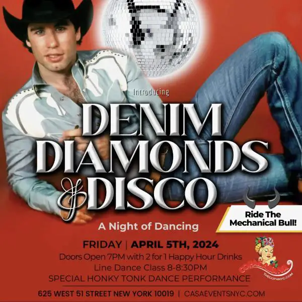 Denim, Diamonds & Disco at The Copa NYC