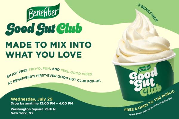 Benefiber Good Gut Club Summer Pop-up at Washington Square Park