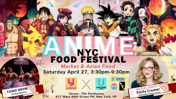 Anime Food Festival Yodayo AI X Upstairs NYC at The Penthouse NYC