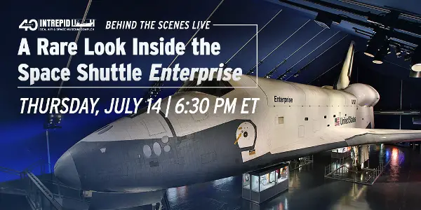 A Rare Look Inside the Space Shuttle Enterprise at Virtual Event