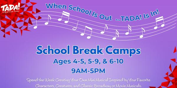 TADA! School Break Camps at TADA! Youth Theater 