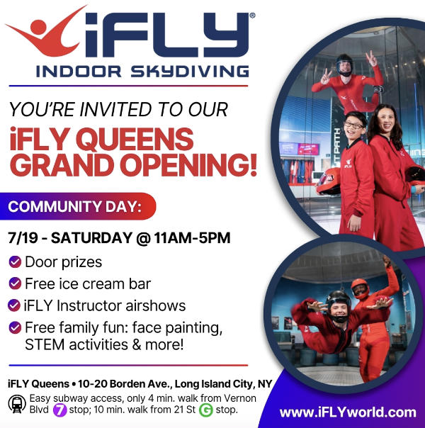 Grand Opening Party for iFLY Queens! at iFly