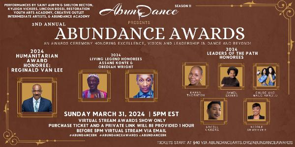 AbunDance Awards (Encore Virtual Presentation) at Online Event