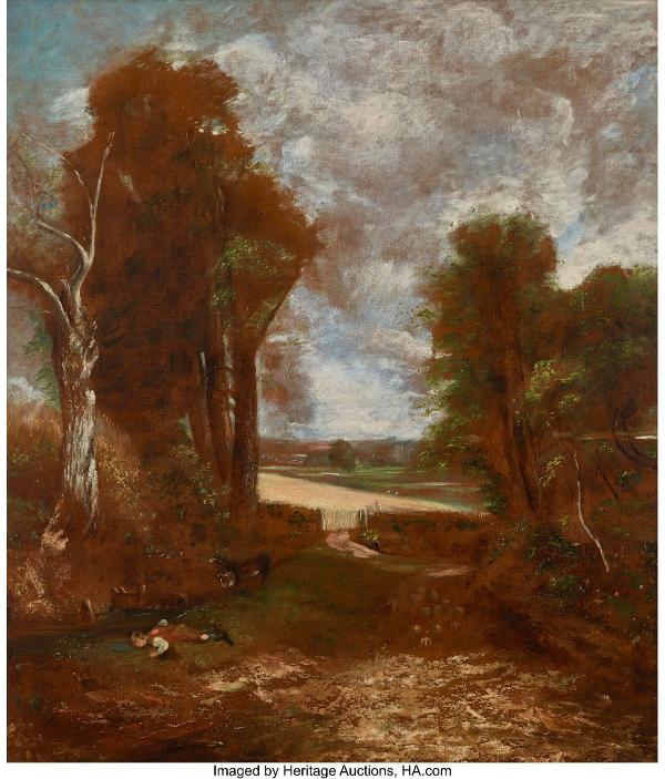 Rediscovered John Constable Painting on Public Display in New York at Heritage Auctions