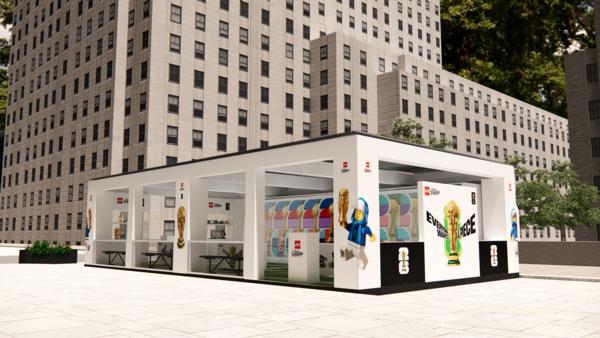 LEGO® Brand x FIFA Fan Village activation at FIFA World Cup Fan Village at Rockefeller Center