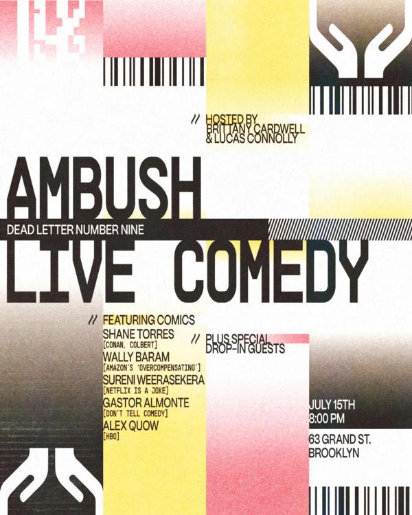Ambush COmedy at Dead Letter No. 9