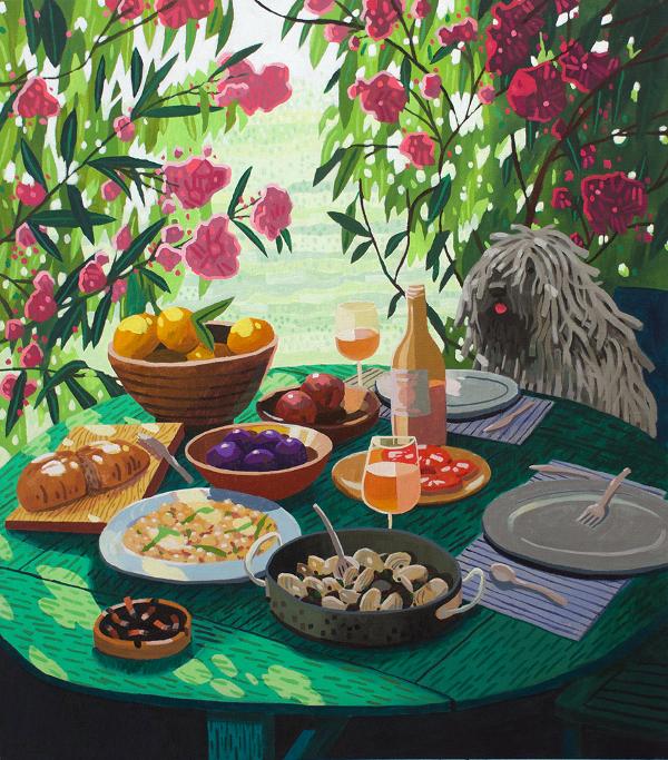 After the Dinner Party - solo exhibition by Nicholas Bono Kennedy at Hashimoto Contemporary