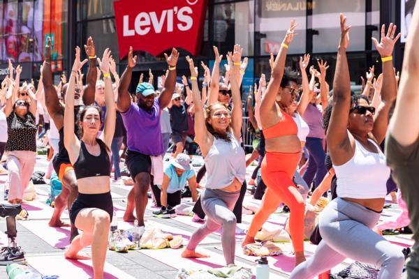 24th Annual Solstice in Times Square: Mind Over Madness Yoga at Broadway Plaza