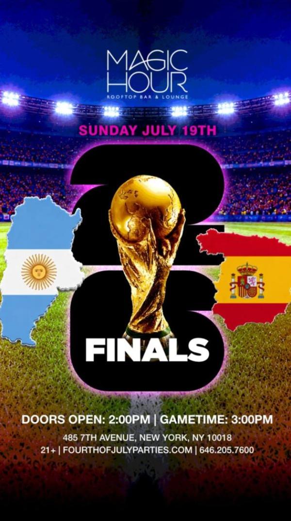 07/18 FIFA World Cup Finals Watch Party at Magic Hour Rooftop at Magic Hour Rooftop