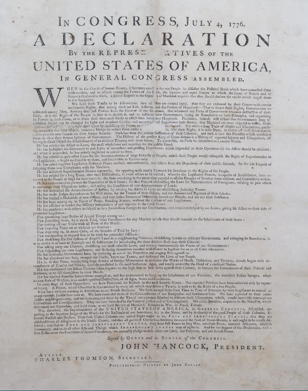 The Declaration of Independence: Long Trail to Liberty at Grey Art Museum, New York University