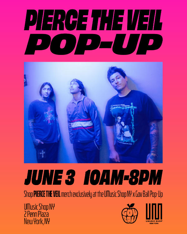 Pierce The Veil Pop-Up at UMusic Shop NY at UMusic Shop NY 