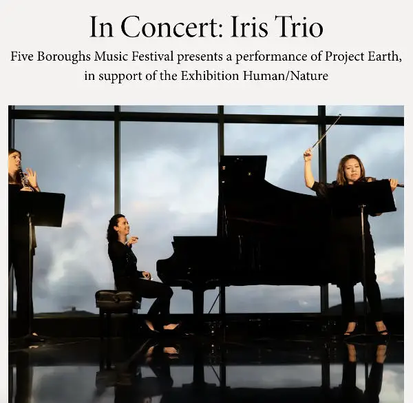 In Concert: Iris Trio at Fotografiska New York at Fotografiska