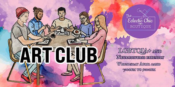Art Club at The Eclectic Chic Boutique