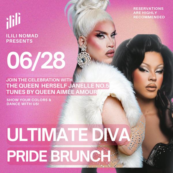 Body Beautiful: A Pride Brunch Party with QUEEN JANELLE NO.5 and AIMEE AMOUR at ilili Nomad