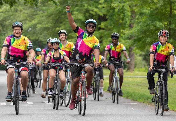 Pride Ride at Outdoors