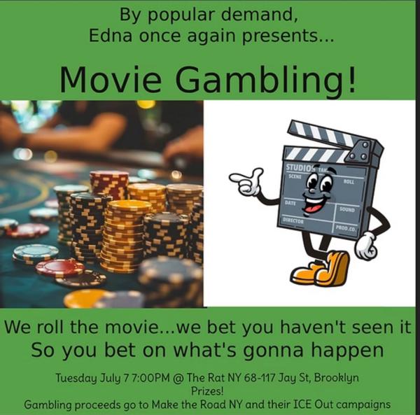Movie Gambling at The RAT NYC