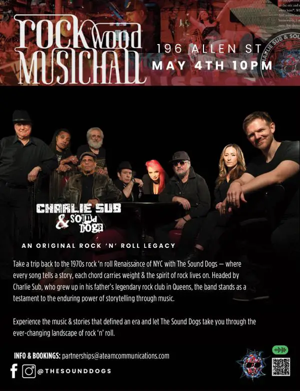 Charlie Sub & Sound Dogs at Rockwood Music Hall
