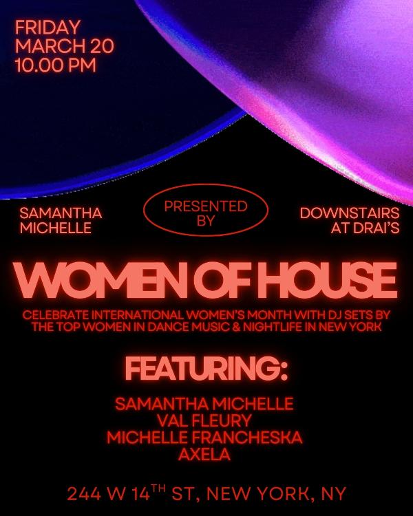 Women of House Presented by Samantha Michelle at Downstairs at Drai's