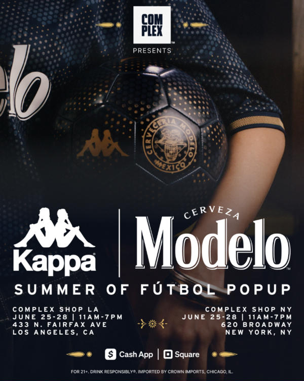 Modelo x Kappa® Launch LTO Futbol Collection with NYC Pop-up Shop at Complex Shop NY