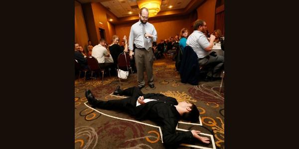 The Dinner Detective True Crime Murder Mystery Dinner Show - Glen Cove, NY at Mansion at Glen Cove