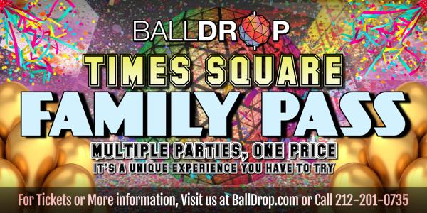 New Year's Eve Times Square Family Party Pass at TBD
