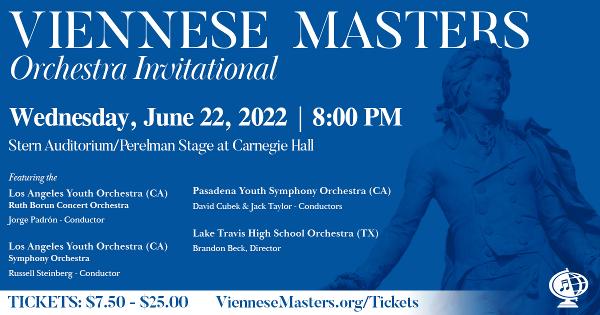 Viennese Masters Orchestra Invitational at Stern Auditorium/Perelman Stage At Carnegie Hall