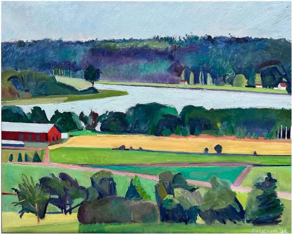 Mary Salstrom: Sunlight and Space/Summer Landscapes of Sweden and Illinois at Prince Street Gallery