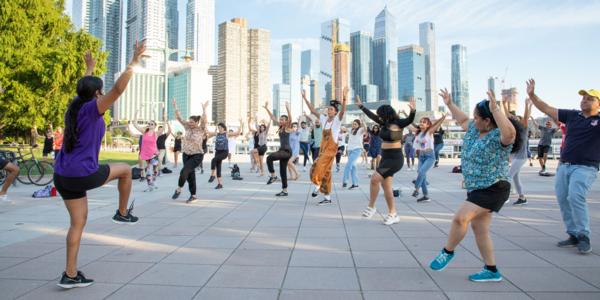 Bollywood and Bhangra Dance Workshop with Ajna Dance Company at Brooklyn Bridge Park