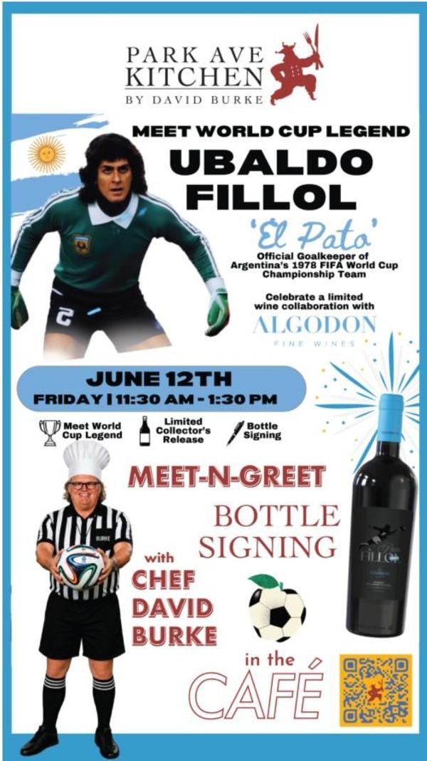 Pato Fillol Bottle Signing at Park Ave Kitchen by David Burke