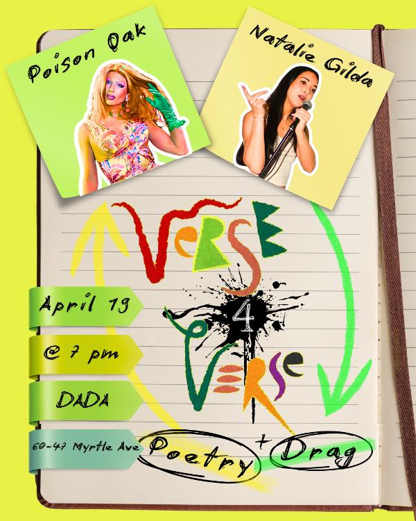 Verse4Verse: Drag + Poetry at DADA