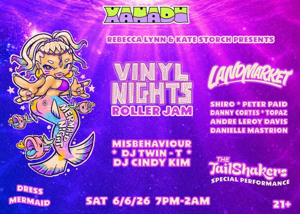 Mermaid Night - Vinyl Nights with Landmark & The TailShakers at Xanadu at Xanadu